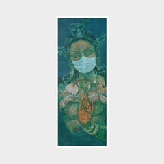 Green Tara with Mask