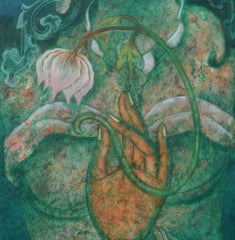 Green Tara with Mask