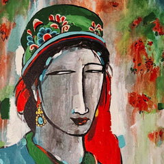 Woman Wearing Alung